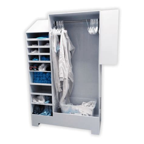 clean room garment cabinets